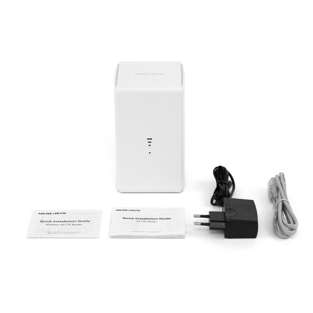 Wi-Fi роутер Mercusys MB110-4G, 802.11a/b/g/n, 2.4 ГГц, до 300 Мбит/с, LAN 1x100 Мбит/с, WAN 1x100 Мбит/с, внутренних антенн: 2, LTE (MB110-4G) б/у, вскрыта упаковка