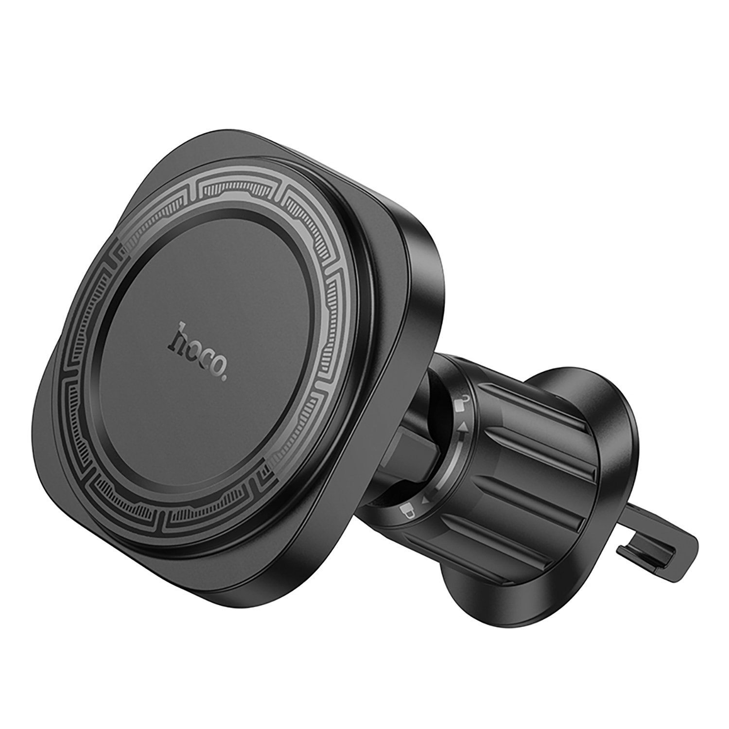 Держатель автомобильный Hoco SafeMag H28 Rainbow, магнитный для смартфонов, зажим