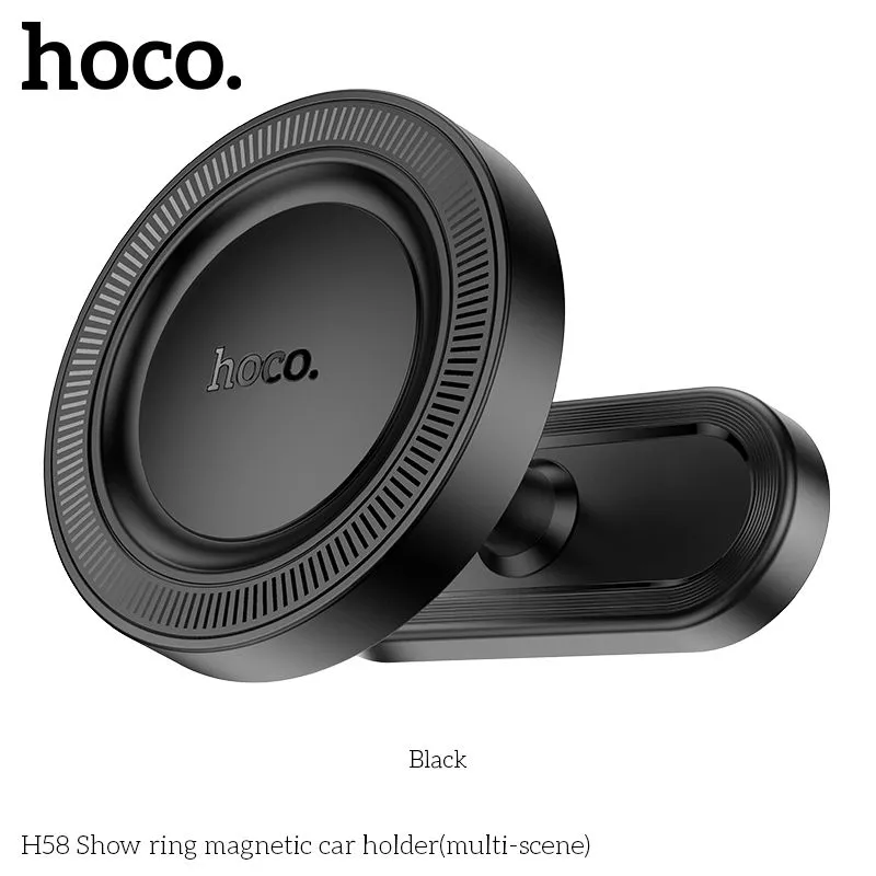 Держатель автомобильный Hoco SafeMag H58, магнитный для смартфонов, клеевая основа