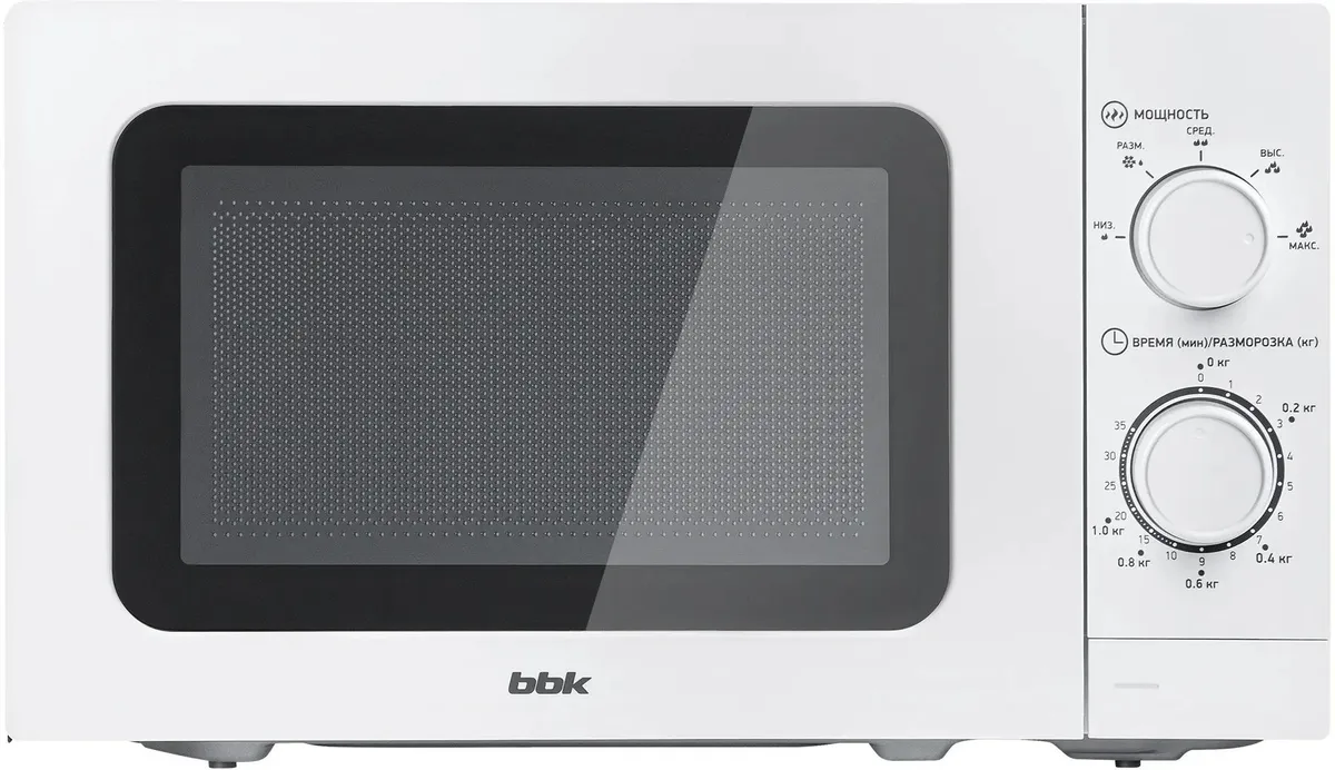 Микроволновая печь BBK 20MWS-786M/W (W) 20 л, 700 Вт