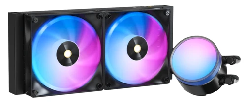 Жидкостное охлаждение Ocypus Delta L24 BK ARGB V2, 2x120 мм