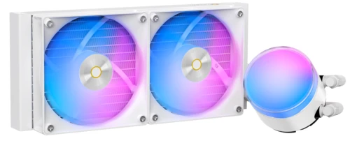 Жидкостное охлаждение Ocypus Delta L24 WH ARGB V2, 2x120 мм