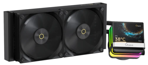 Жидкостное охлаждение Ocypus Sigma L24 PRO BK, 290 Вт, 2x120 мм