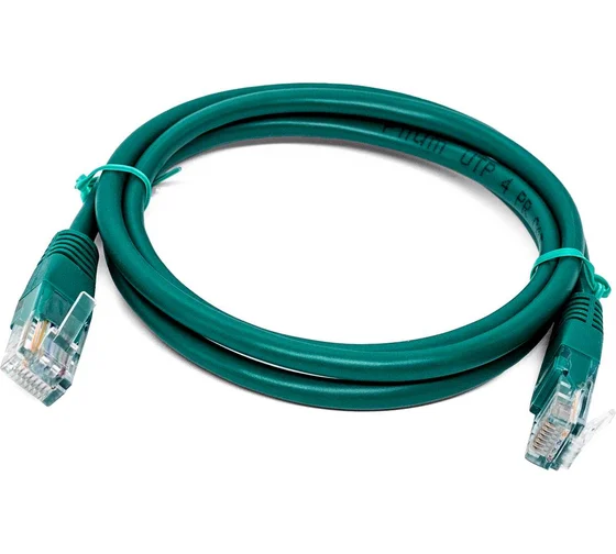 Патч-корд Filum UTP, кат.6, 1 м, RJ45-RJ45, зеленый (FL-U6-C-LSZH-1M-G)