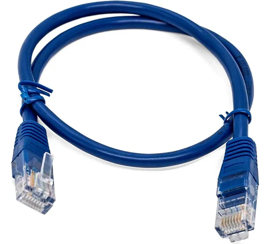 Патч-корд Filum UTP, кат.6, 0.5 м, RJ45-RJ45, синий (FL-U6-C-LSZH-0.5M-BL)
