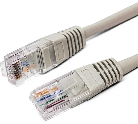 Патч-корд Filum UTP, кат.6, 10 м, RJ45-RJ45, серый (FL-U6-10M)