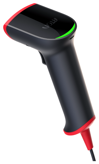Сканер штрих-кода АТОЛ Impulse 12, ручной, Image, USB, 2D, черный/красный, IP52 (54239) б/у, следы эксплутации