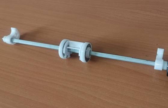 Вал захвата из кассеты (без ролика) HP (RC1-1439-000/RC2-1439-002 OEM восстановленный)