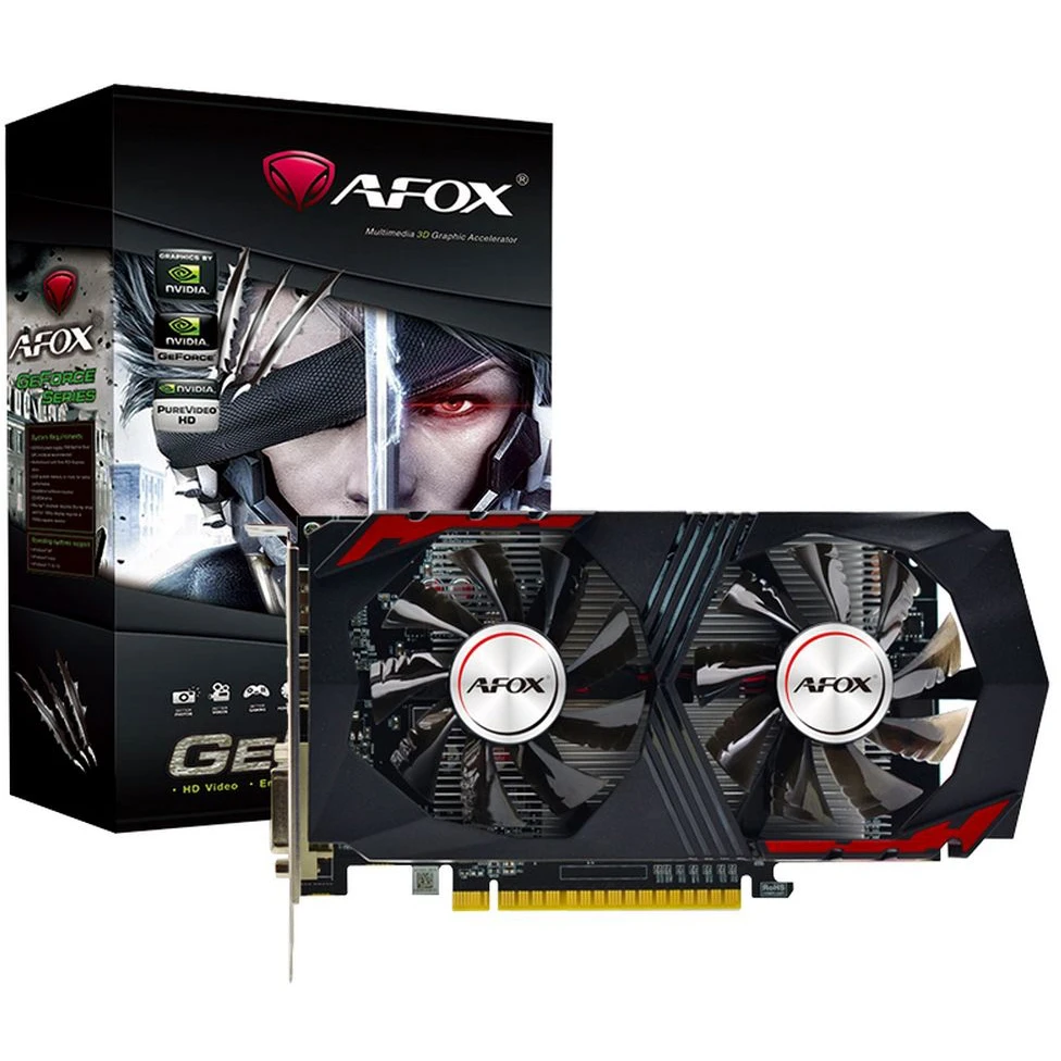 Видеокарта AFOX NVIDIA GeForce GTX 1050ti, 4Gb GDDR5