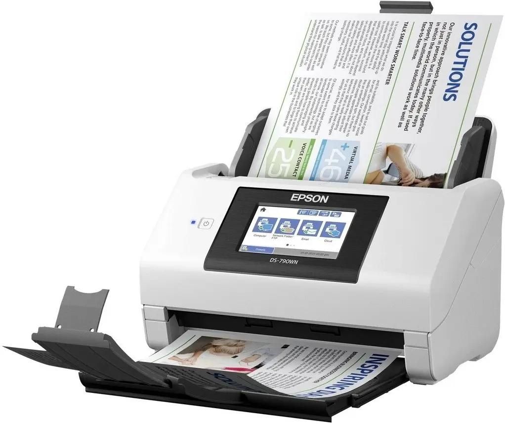 Сканер протяжный Epson WorkForce DS-790WN, A4