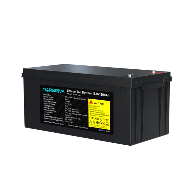 Аккумуляторная батарея для ИБП MARSRIVA MR-LFP12-200-LAR, 12.8V, 204Ah