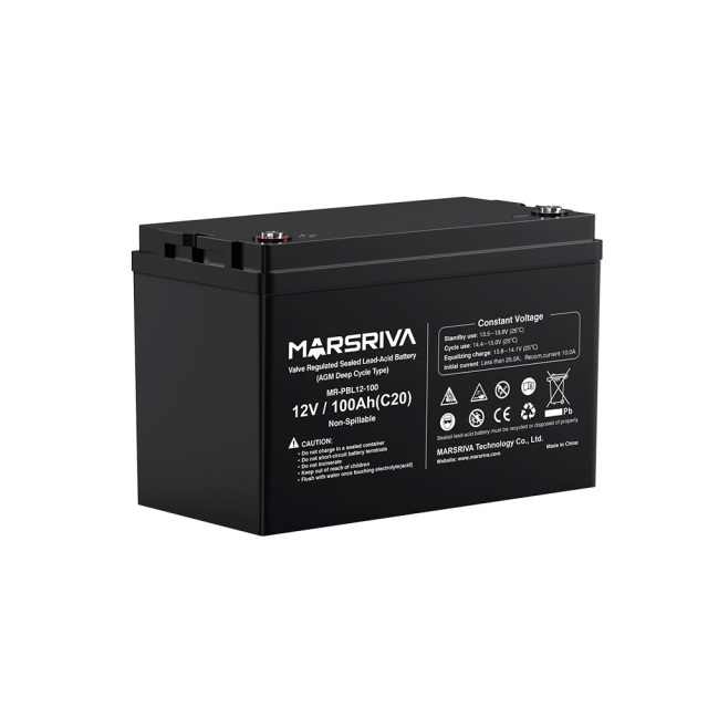 Аккумуляторная батарея для ИБП MARSRIVA MR-PBL12-100, 12V, 100Ah