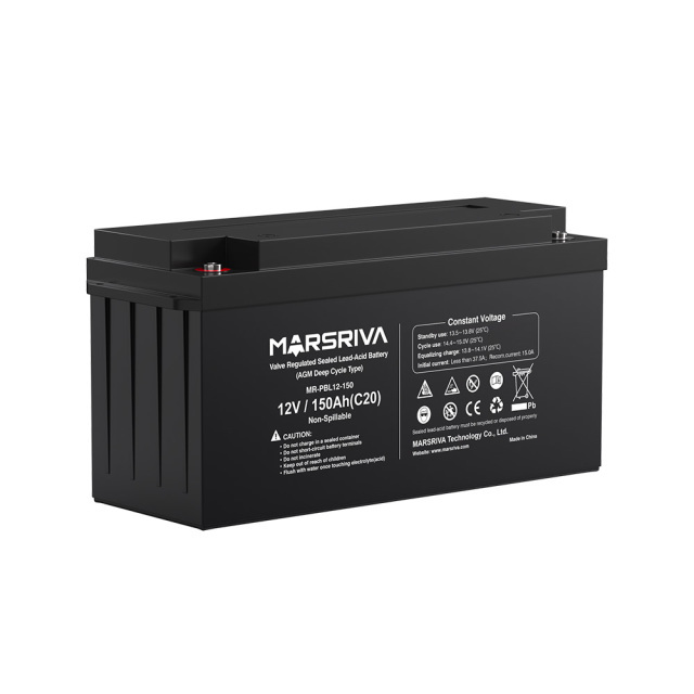 Аккумуляторная батарея для ИБП MARSRIVA MR-PBL12-150, 12V, 150Ah