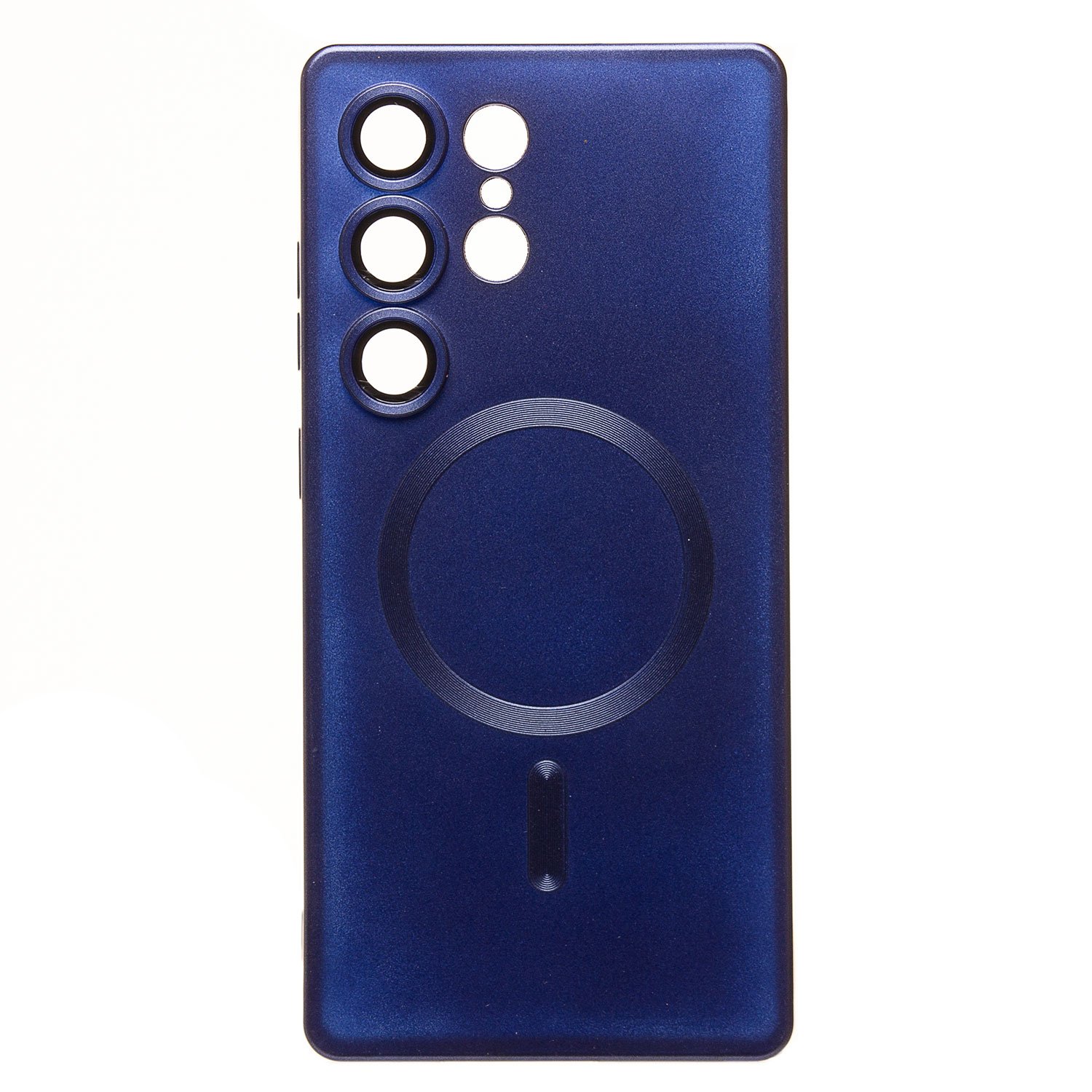 Чехол-накладка Activ SM020 Matte SafeMag для смартфона Samsung Galaxy S25 Ultra, темно-синий