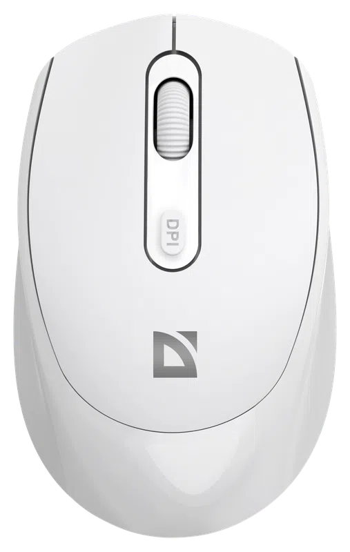 Мышь Defender Vision MS-376, Bluetooth/Радиоканал, белый (52377)