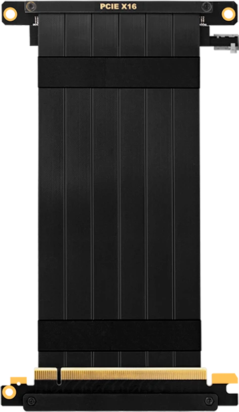 Кабель-удлинитель PcCooler PcCooler PCI-E3.0 BK, PCI-Ex16(M)-PCI-Ex16(F), 18.5 см, черный