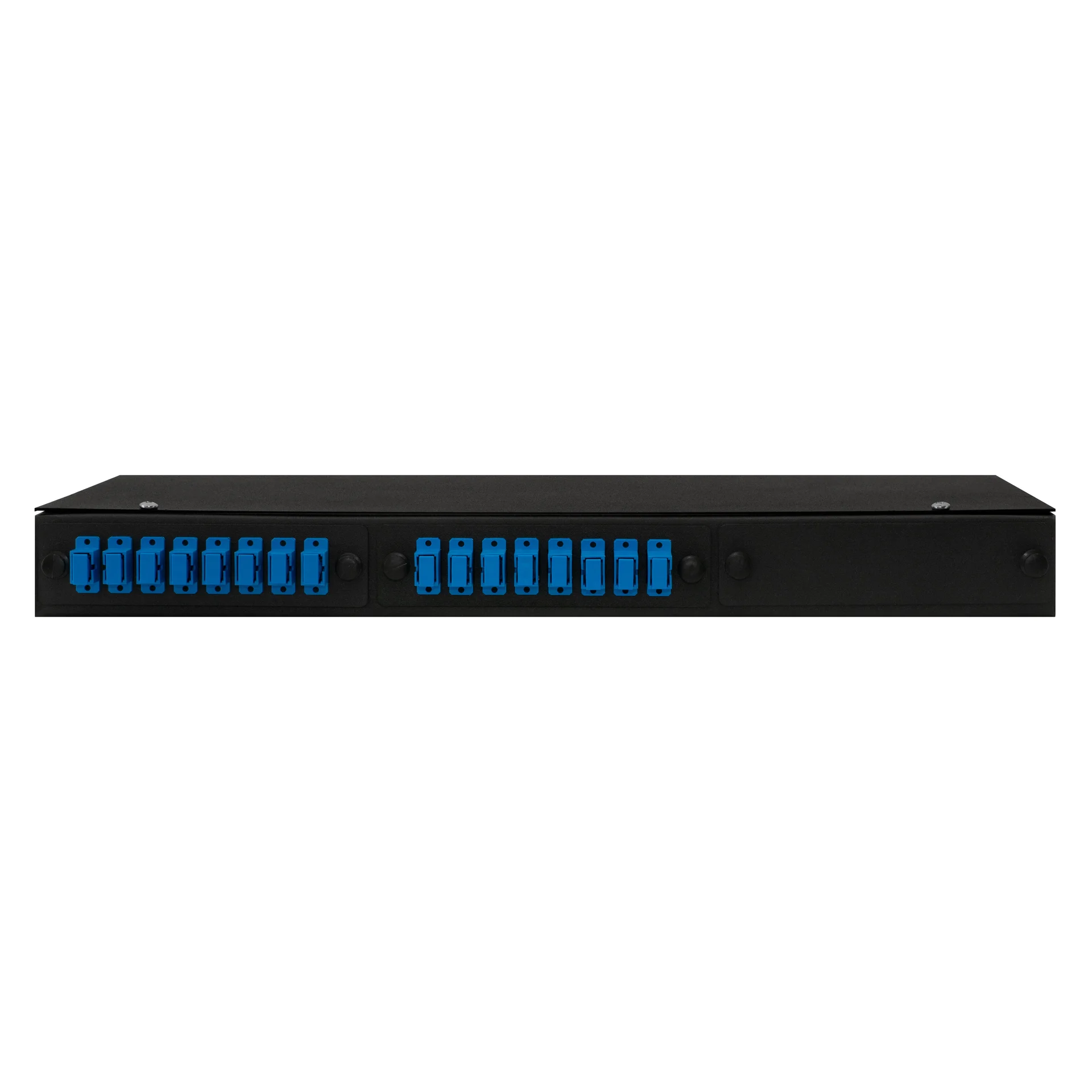 Кросс оптический SNR SNR-ODF-24R-16SC-P-BK, 1U, в стойку 19" (SNR-ODF-24R-16SC-P-BK)