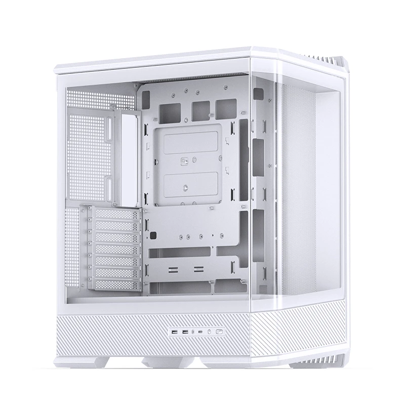 Корпус JONSBO D400, Midi-Tower, без БП, белый