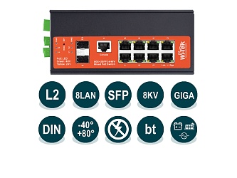 Коммутатор Wi-Tek WI-PMS310GF-Alien-I, управляемый, кол-во портов: 8x1 Гбит/с, кол-во SFP/uplink: SFP 4x1 Гбит/с, на DIN-рейку, PoE:8x60 Вт (макс. 400 Вт) (WI-PMS310GF-Alien-I) б/у, после ремонта (восстановление цепи питания), следы эксплуатации, небольшие потертости/царапинки по корпусу, коммутатор в коробке, датчик температуры с кабелем подключения