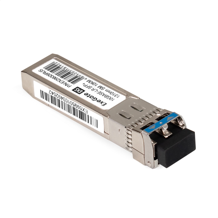 Модуль SFP+ ExeGate EXT-10G-SM1310-LC2-10KM, до 10 км, двойной (EX298326RUS)