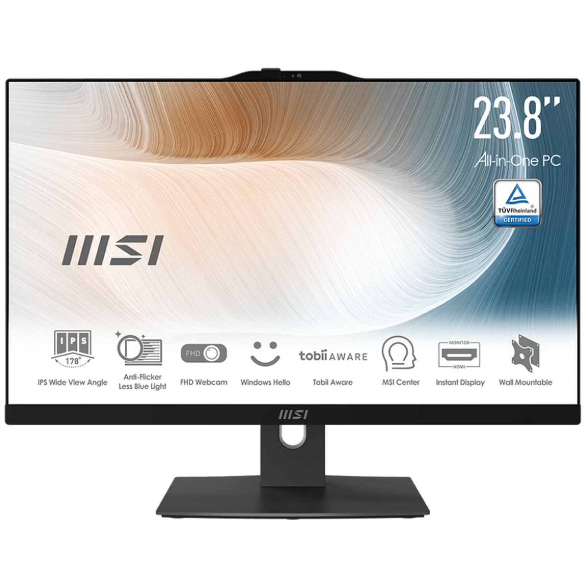 Моноблок MSI Modern AM242P 12M-1881RU 23.8", Intel Core i5-1235U, 16Gb, 500Gb, W11Pro