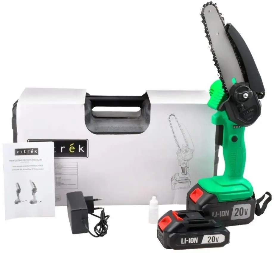 Пила цепная Zitrek GreenSaw 20 Extra power, аккумуляторная, 15.2 см