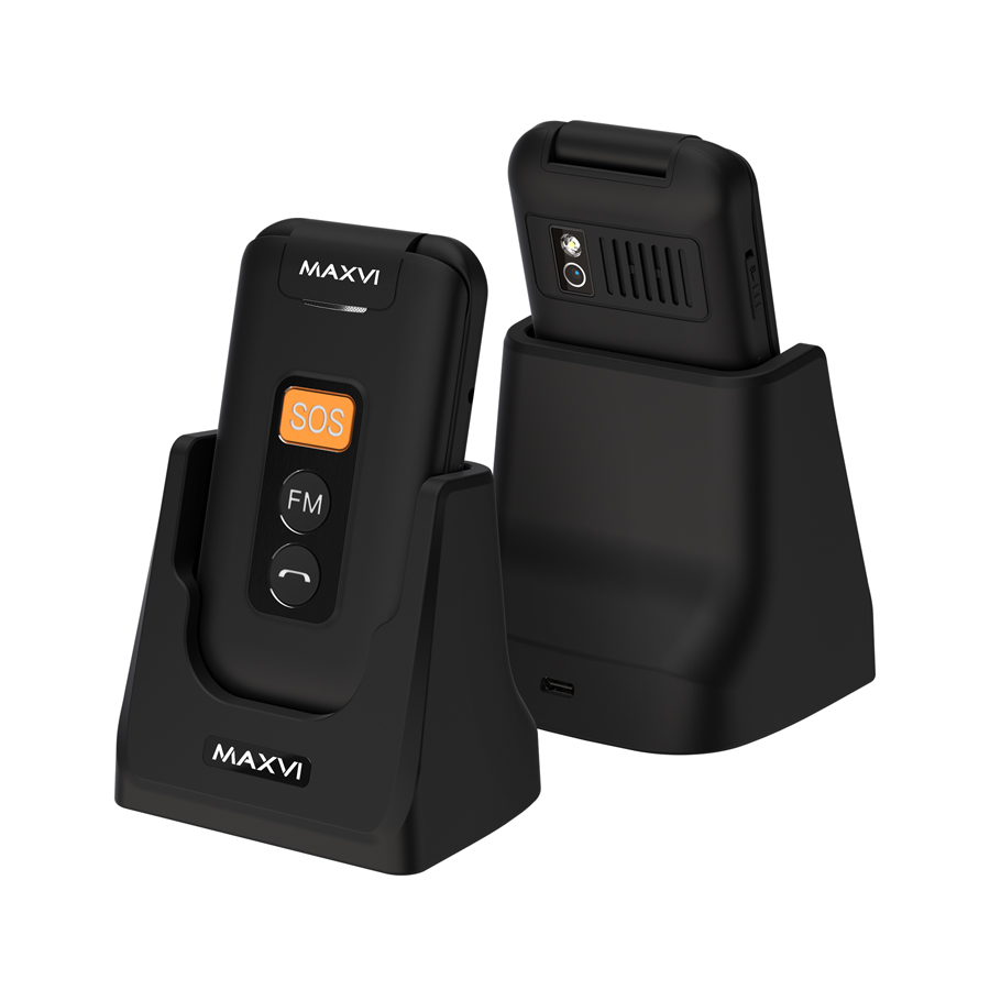 Мобильный телефон MAXVI E5 up черный