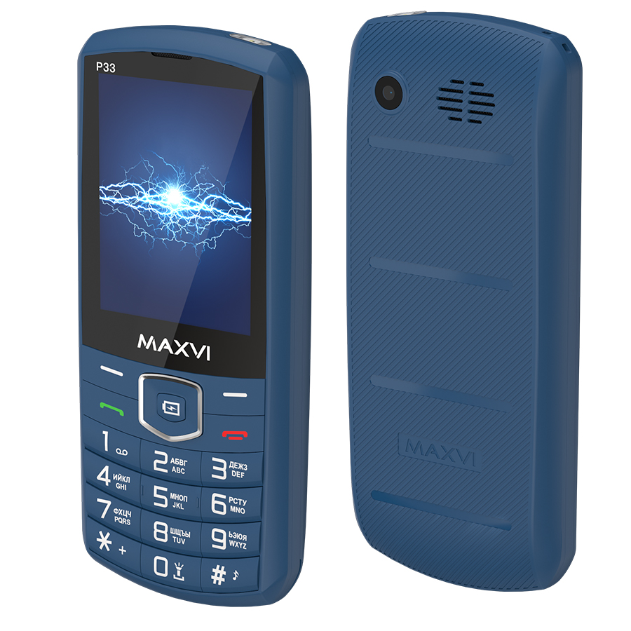 Мобильный телефон MAXVI P33 синий