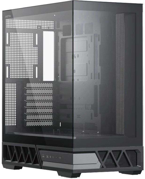 Корпус XASTRA Q700 0F-UC, Midi-Tower, без БП, черный