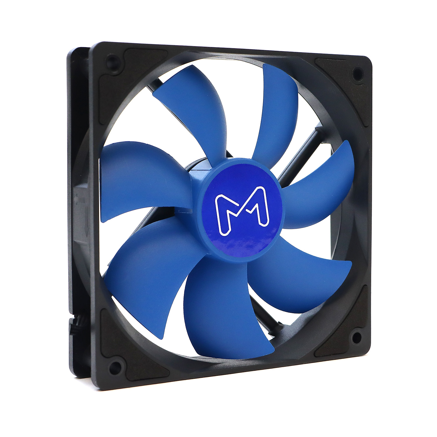 Вентилятор Mastero MF-120, 120 мм, 1500rpm, 22 дБ, 3-pin+4-pin Molex, 1шт, черный (MF120BFV1) б/у