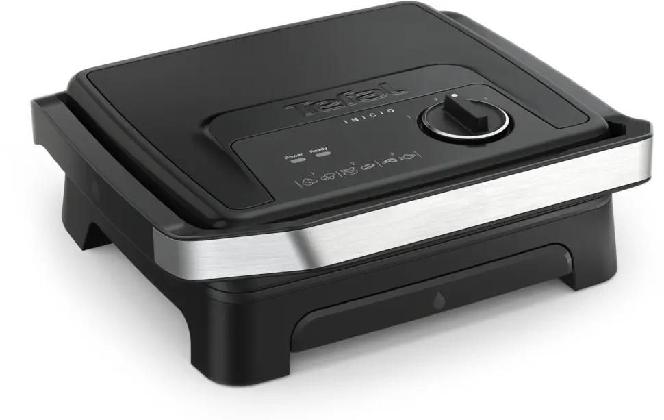 Гриль Tefal GC2728E0 2 кВт, серебристый/черный