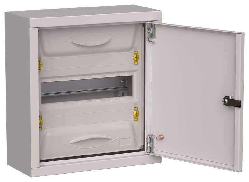 Корпус металлический 33.5 см x 14 см x 31 см, IP31, IEK ЩРН-12