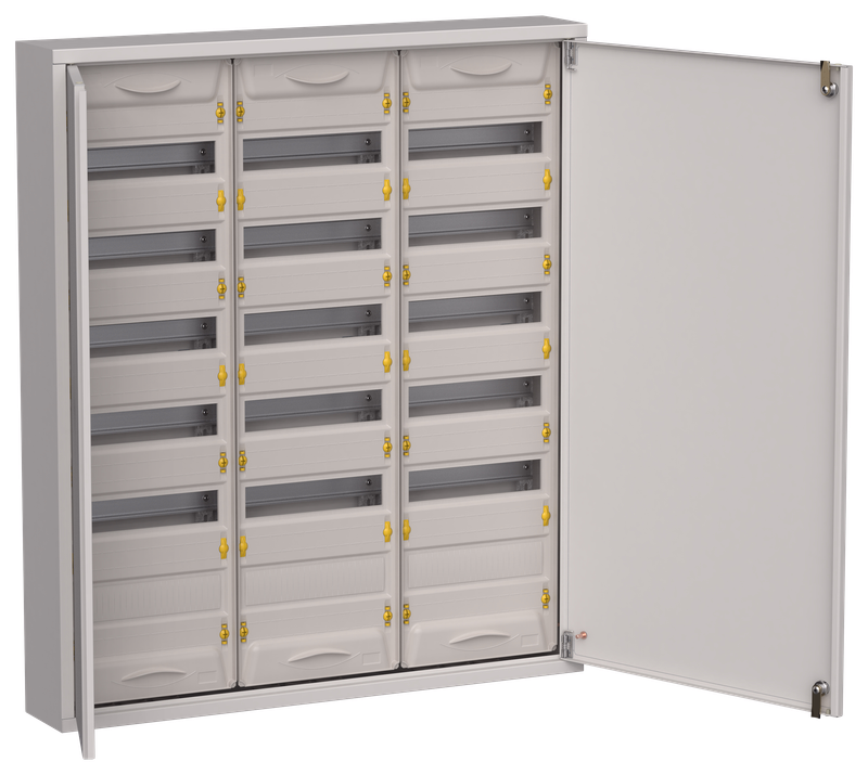 Корпус металлический 96 см x 14 см x 83 см, IP31, IEK ЩРн-216