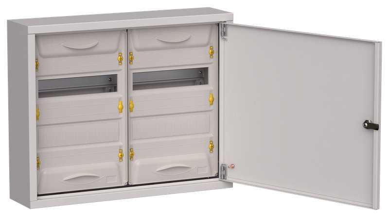 Корпус металлический 46 см x 14 см x 57 см, IP31, IEK ЩРН-48