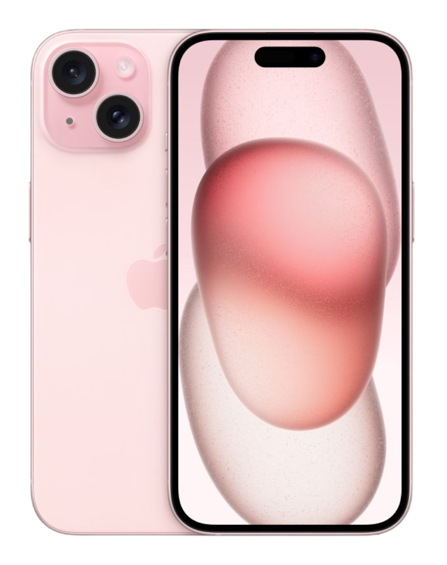 Смартфон Apple iPhone 15 A3089 6Gb/128Gb розовый (MTMJ3VC/A)