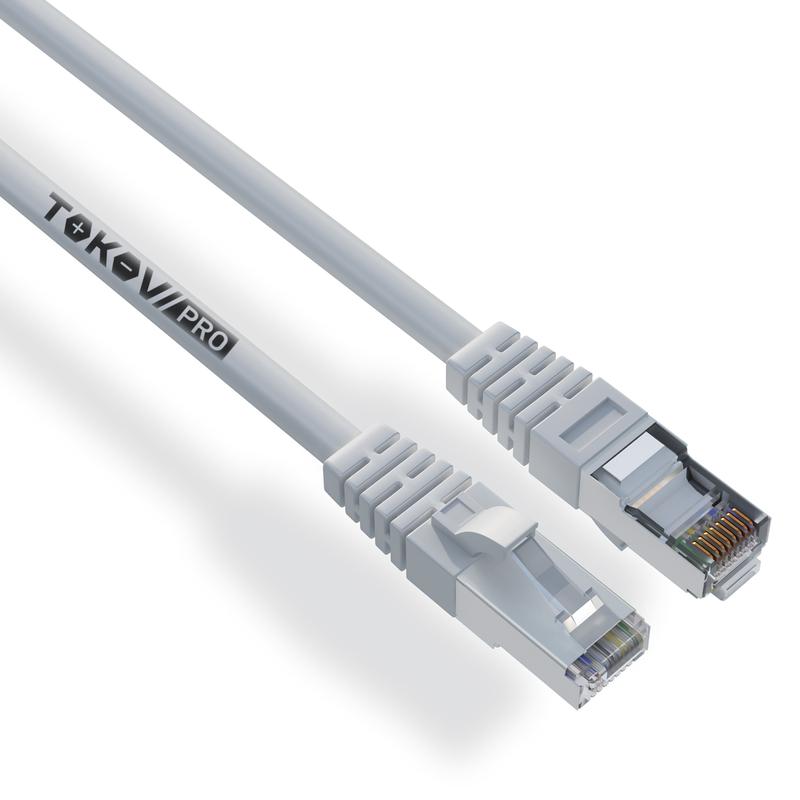 Патч-корд TOKOV ELECTRIC FTP, кат.5e, 15 м, RJ45-RJ45, серый (TKP-PC06-5EF-CULSZH-15M)