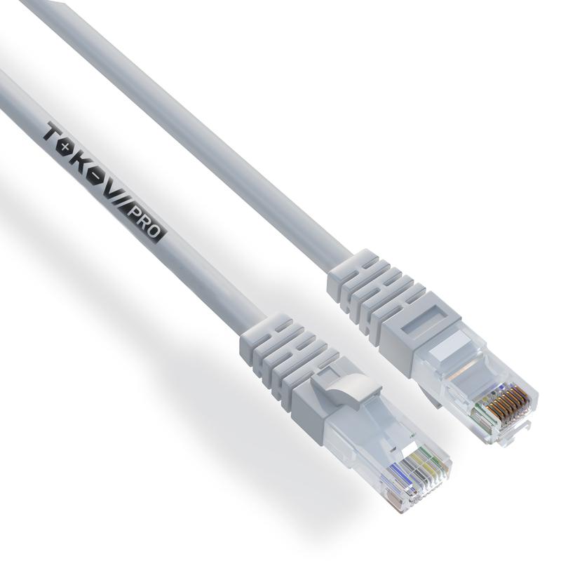 Патч-корд TOKOV ELECTRIC UTP, кат.5e, 15 м, RJ45-RJ45, серый (TKP-PC06-5EU-CUPVC-15M)