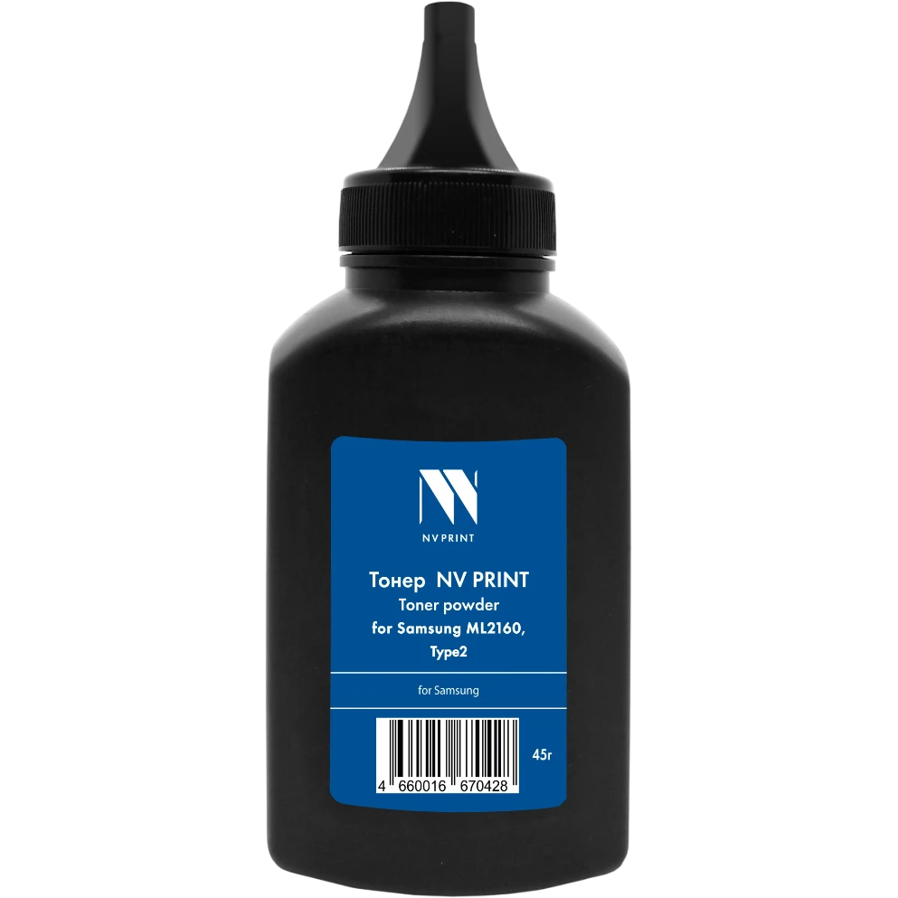 Тонер NV Print, бутыль 45 г, черный