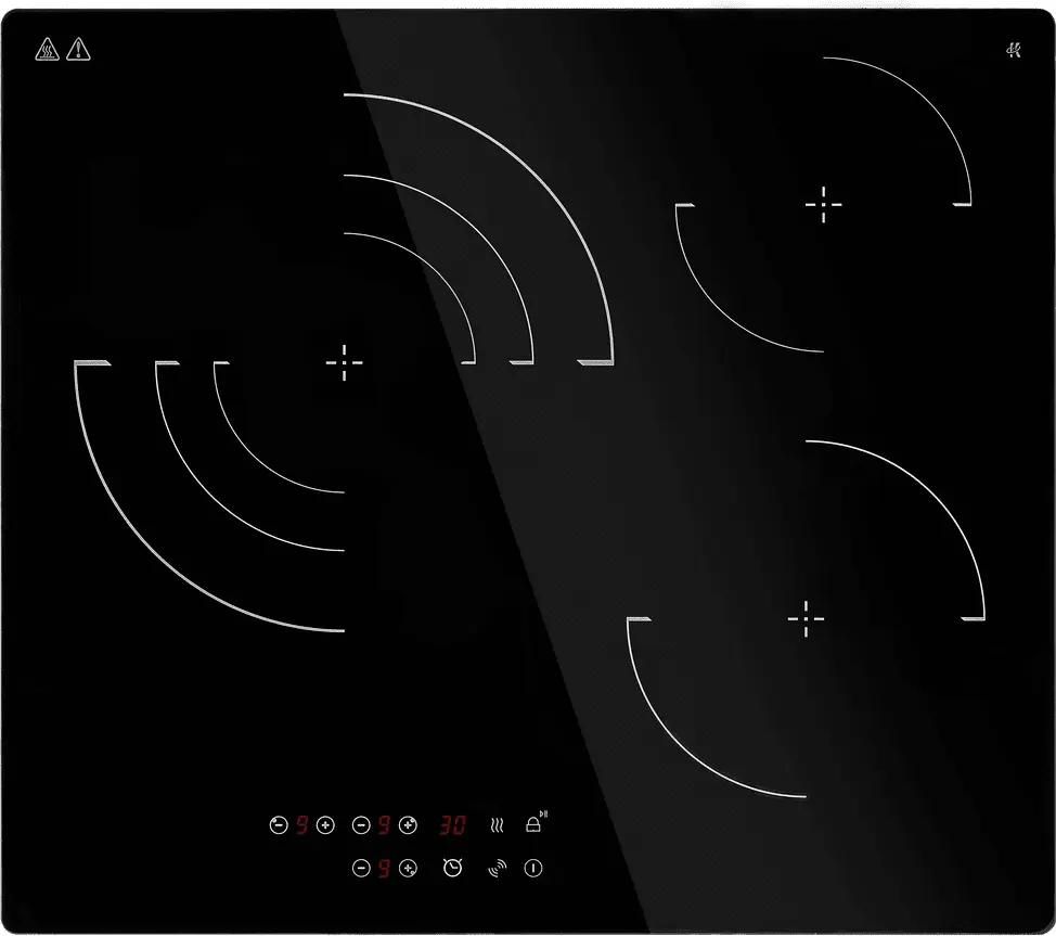 Электрическая варочная панель Maunfeld CVCE593TBK 3 конфорки, черный
