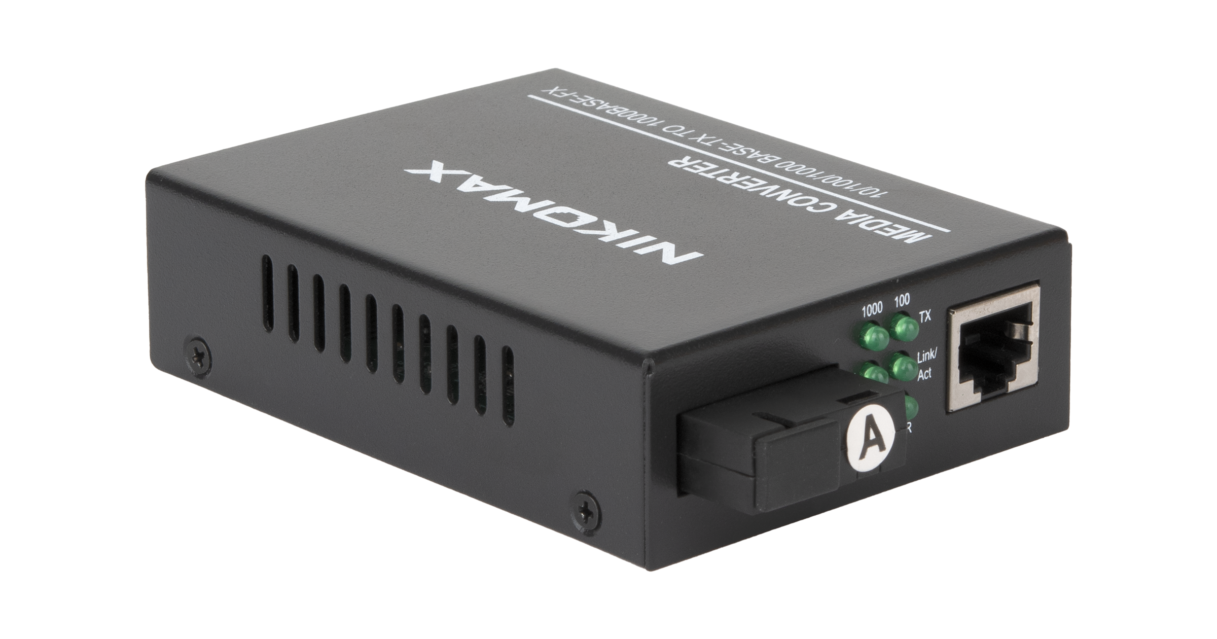 Медиаконвертер NIKOMAX, RJ-45x1 Гбит/с, SCx1 Гбит/с (GL-MC-UTPF-SC1G-18SM-1310-N)