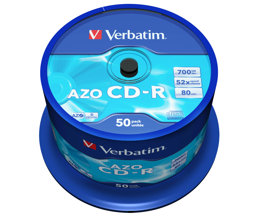 Диск Verbatim CD-R 700Mb, 52x, на шпинделе (50 шт)