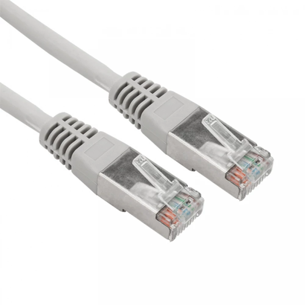Патч-корд Maxicord FTP, кат.5e, 5 м, RJ45-RJ45, серый (MC-PC-F5-R45-GY-5)
