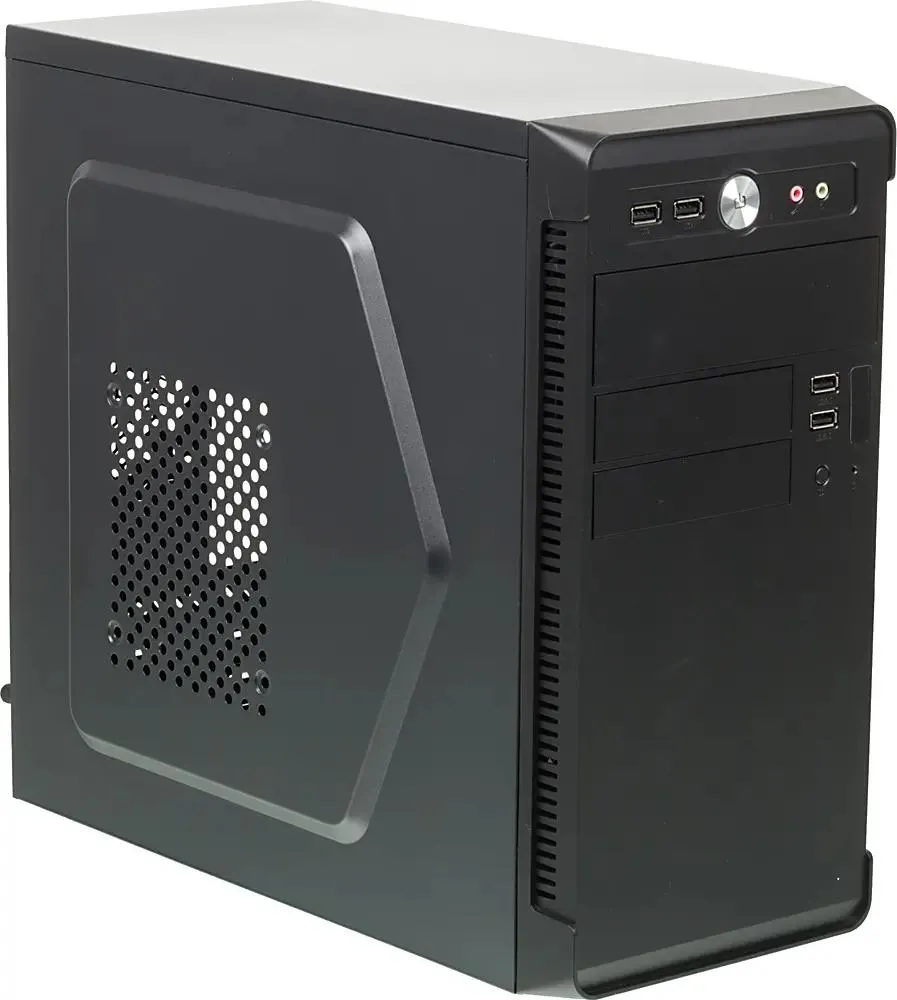

Корпус ACCORD ACC-B022, mATX, Midi-Tower, черный, без БП, ACC-B022