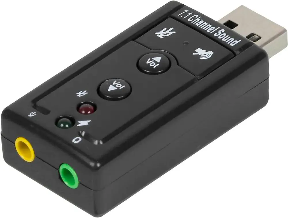 Звуковая карта внешняя 2.0 (7.1 virtual) C-media USB TRUA71