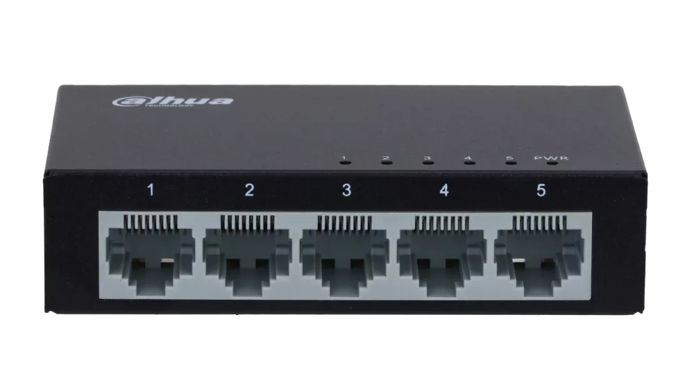 Коммутатор Dahua PFS3005-5ET, 5x100 Мбит/с (DH-PFS3005-5ET)