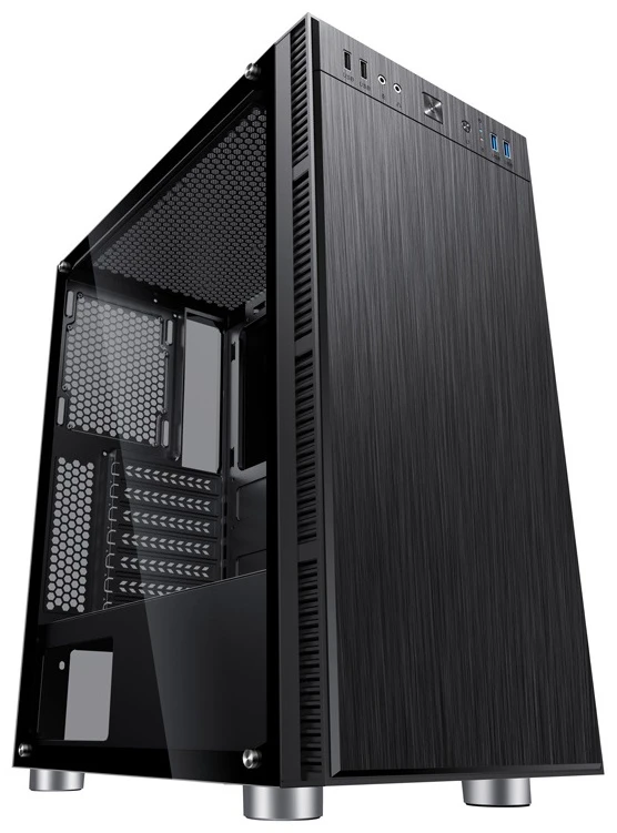 

Корпус ACCORD 3407, ATX, Midi-Tower, USB 3.0, черный, без БП (ACC-3407), 3407