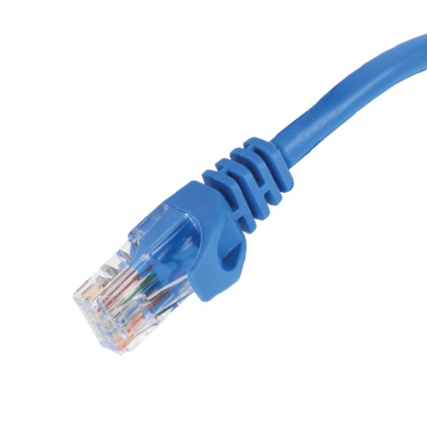 Патч-корд Maxicord UTP, кат.5e, 1 м, RJ45-RJ45, синий (MC-PC-U5-R45-BL-1)