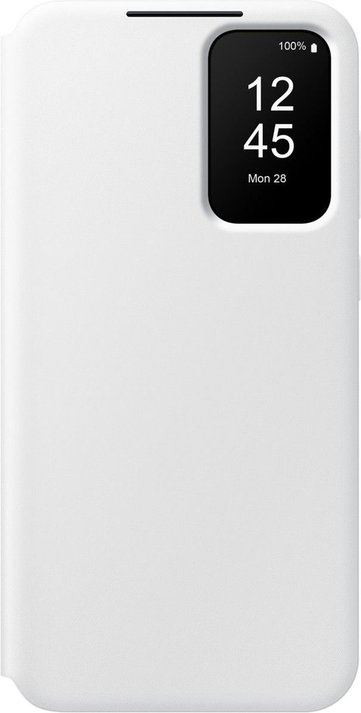 Чехол-книжка Samsung Smart View Wallet Case для смартфона Samsung Galaxy A35, термопластичный полиуретан (TPU), белый (EF-ZA356CBEGRU) б/у, вскрыта упаковка, не эксплуатировался