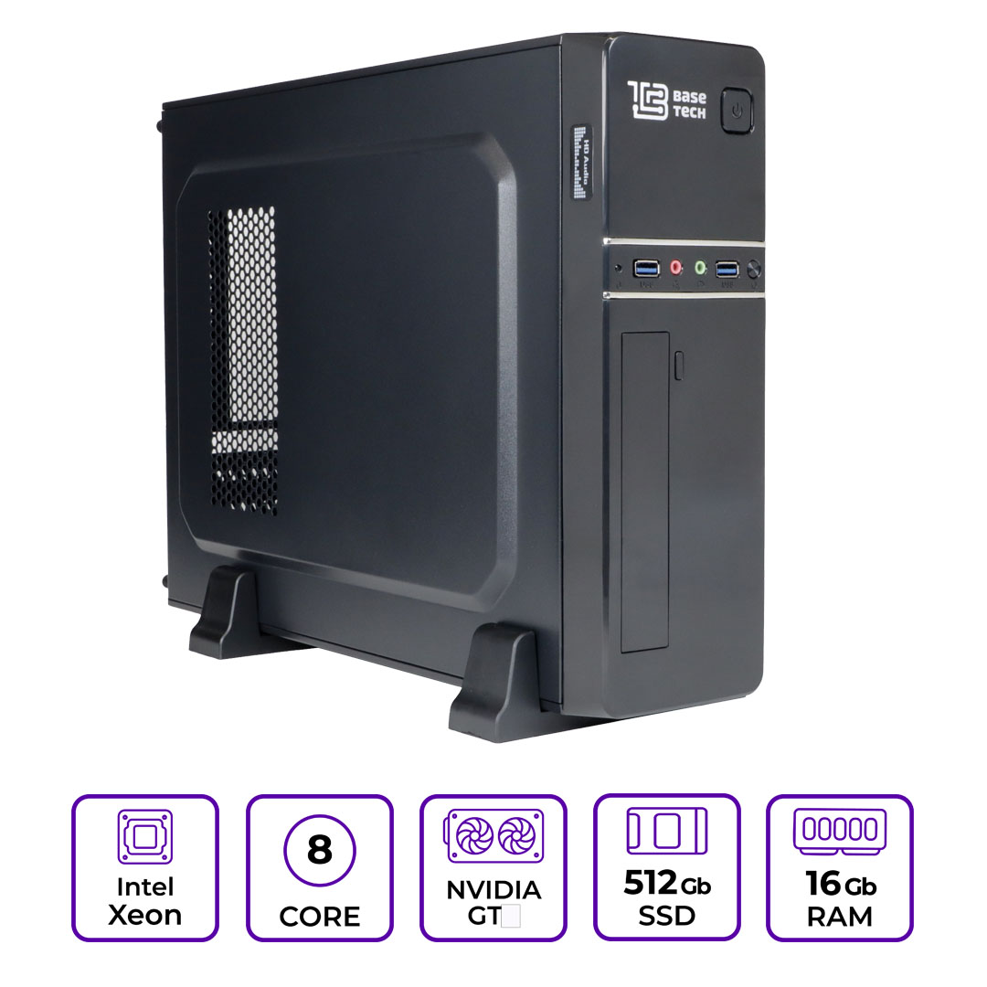 Системный блок BaseTech Pro BSPSL03 (BSPSL03-X2640v3-16-512-G710-B-без ОС)