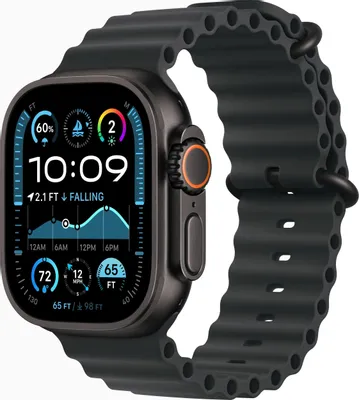 Смарт-часы Apple Watch Ultra 2 2024 A2986, 49мм, черный титан/черный титан